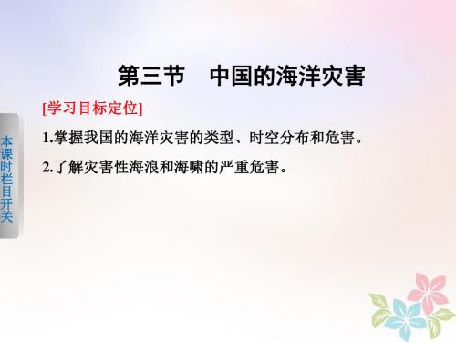 高中地理第二章中国的主要自然灾害2.3中国的海洋灾害课件中图版选修5