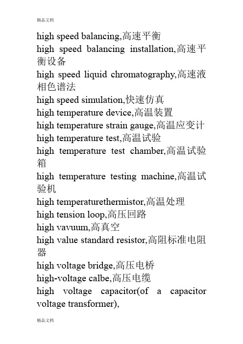 (整理)工业类英语词汇53.