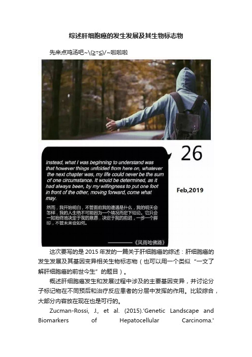 综述肝细胞癌的发生发展及其生物标志物