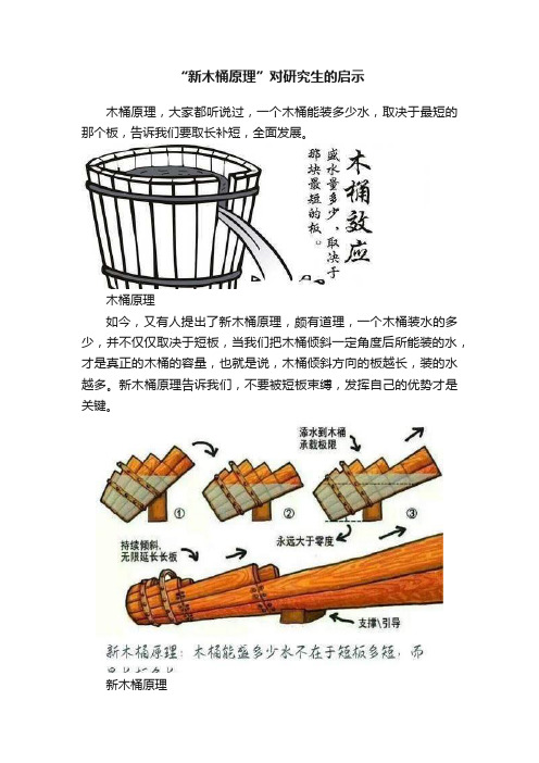 “新木桶原理”对研究生的启示