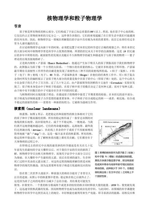 核物理学和粒子物理学