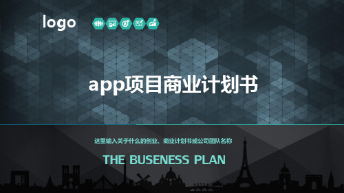 app项目商业计划书全