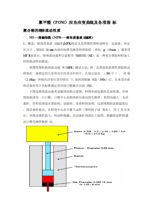 聚甲醛（POM）应为应变曲线及各项指标