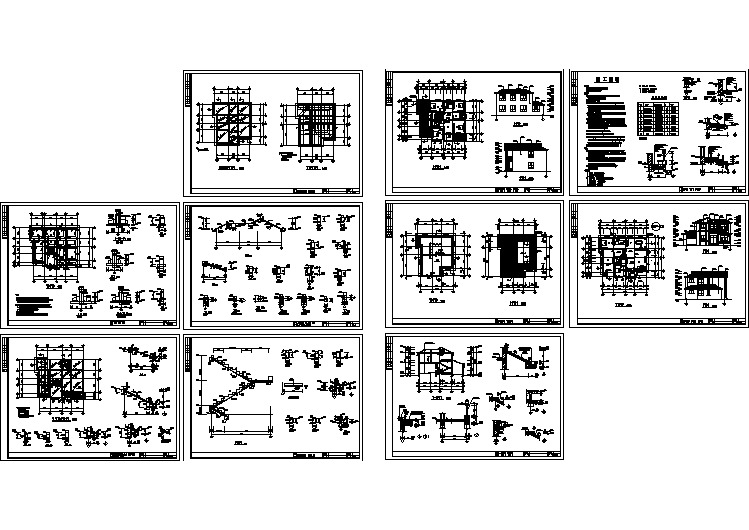 某别墅结构建筑施工图(含施工说明)