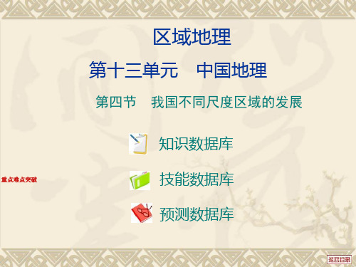 【地理课件】我国不同尺度区域的发展