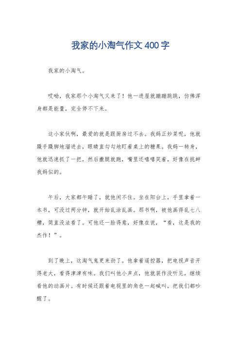 我家的小淘气作文400字