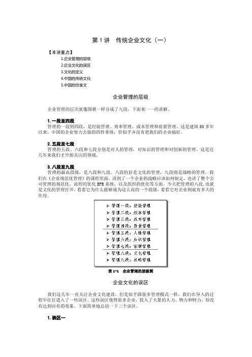 传统企业文化