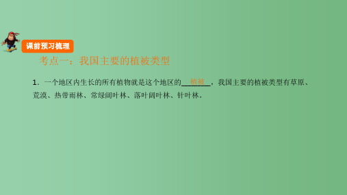 中考生物 第三单元 第十章 爱护植被,绿化祖国复习课件 (新版)新人教版