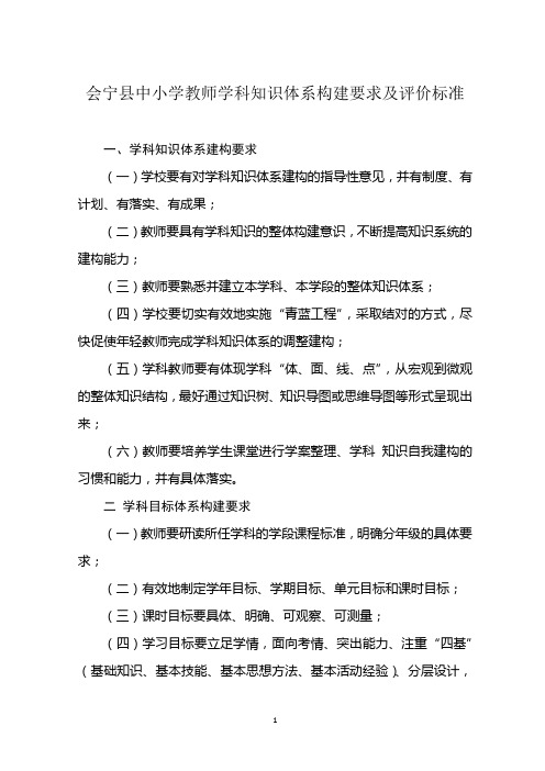 4教师学科知识体系构建