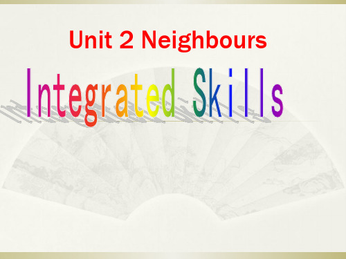 牛津译林版七年级下册英语课件：Unit2 Integrated skills(共19张PPT)