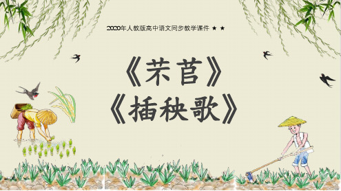 课件《芣苢》ppt_课件 统编版语文1