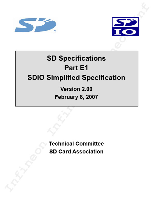 SDIO spec