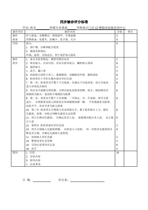 17.四步触诊