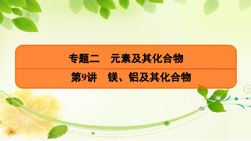 高2021届高2018级高三一轮复习配套课件专题二第9讲镁铝及其化合物