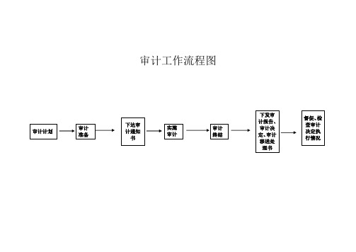 审计工作流程图