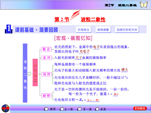 高三物理一轮复习课件  波粒二象性