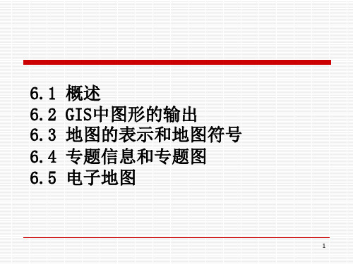 六章空间数据可视化及制图ppt课件