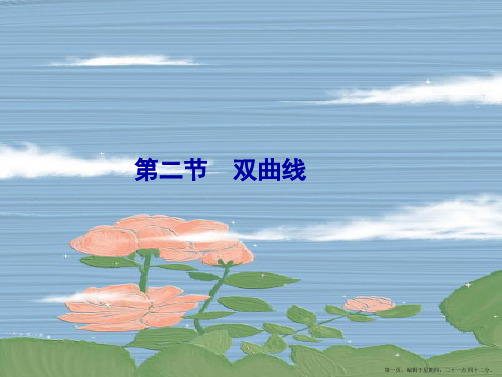 2022年高考数学理一轮复习 8-2双曲线精品课件