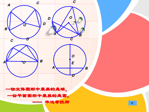 人教版九年级上册数学课件：2圆的基本性质复习课