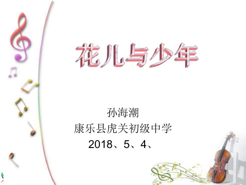 《花儿与少年》ppt课件