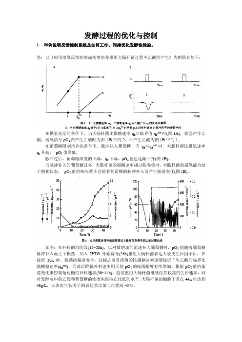 发酵优化与控制