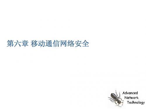 chap6-移动通信(1)安全概述
