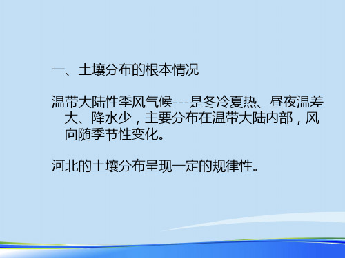 河北省土壤分布及其主要类型.完整版ppt资料