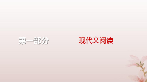 2024届高考语文一轮总复习文学类文本阅读专题一小说阅读第6讲探究小说标题主旨课件