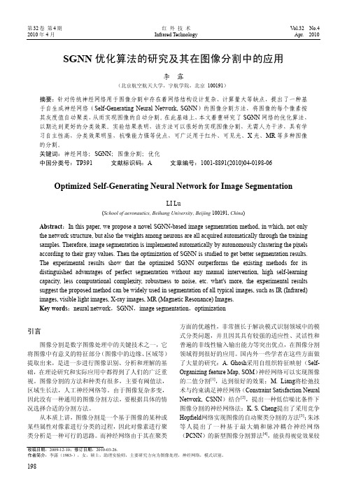 SGNN优化算法的研究及其在图像分割中的应用