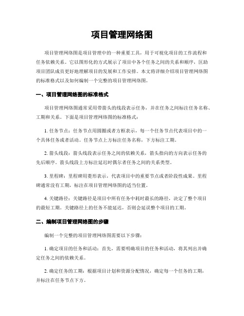 项目管理网络图