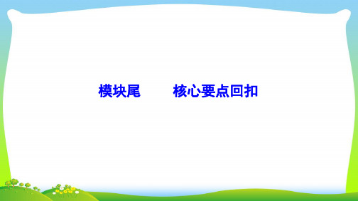 高中英语外研版选修7课件:Module5模块尾核心要点回扣
