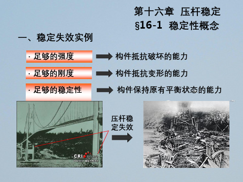 工程力学第16章(压杆稳定问题)