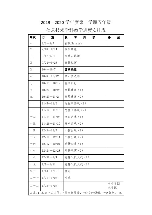 最新苏科版小学信息技术五年级上册教学设计(全册)