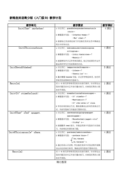 新概念英语青少版(入门级B)