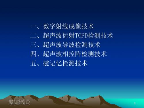 数字射线+TOFD+超声波导波+超声波相阵+磁记忆
