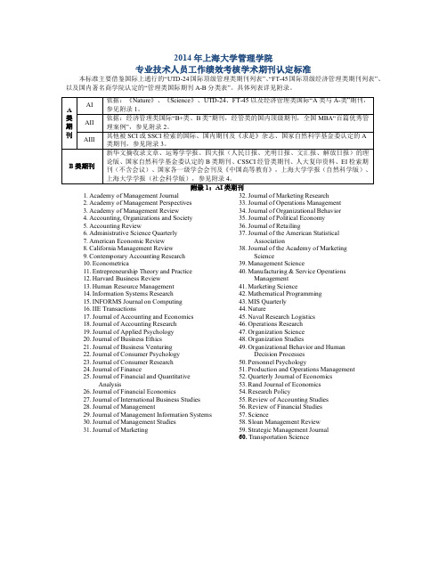 学术期刊认定标准