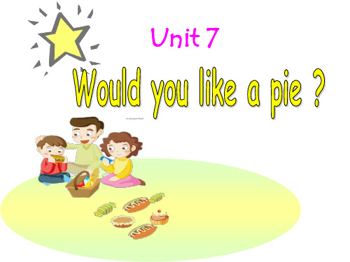 三年级上册英语课件      U7  Would you like a pie课件2     译林版(三起)