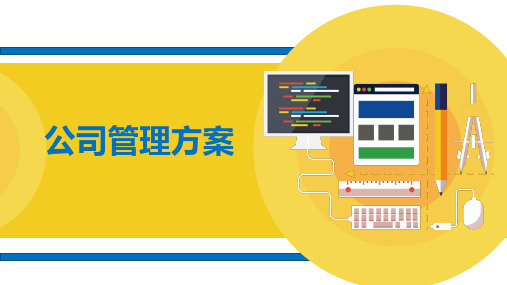 公司管理方案汇报专题模板PPT