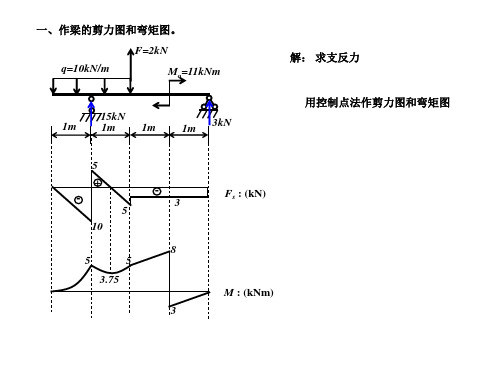 材料力学答案——倪樵、钱勤、李国清