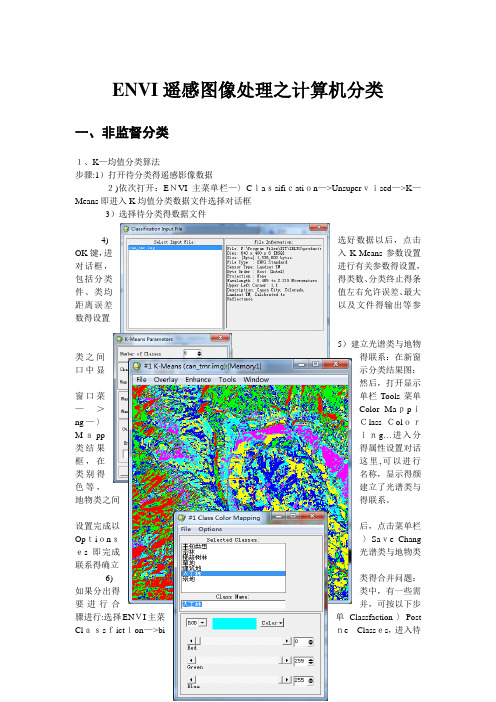 envi遥感图像处理之分类