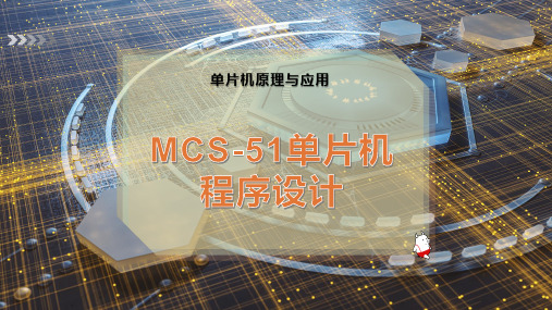 MCS-51单片机程序设计