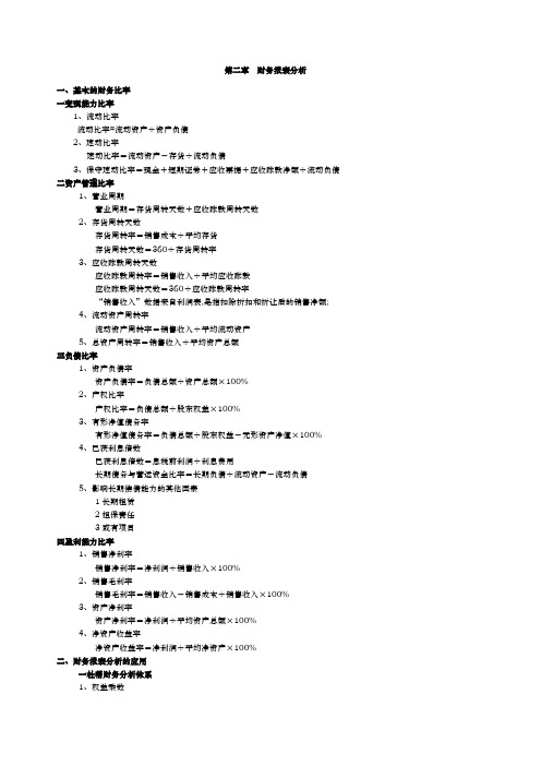 公司金融计算公式汇总汇总