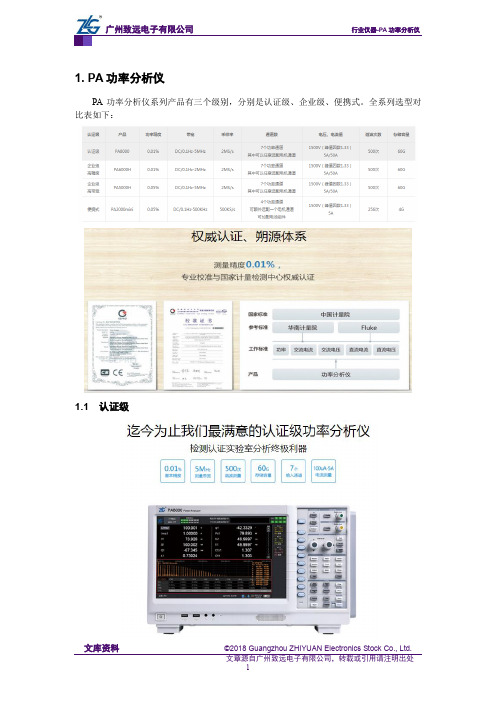 PA功率分析仪