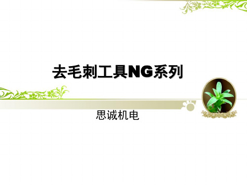 去毛刺工具NG系列