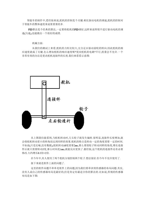 智能车-舵机