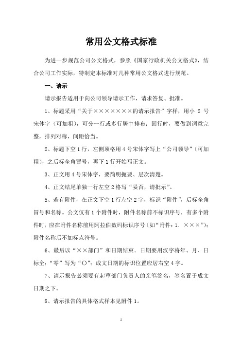 公司或政府公文格式标准 (全)