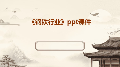 《钢铁行业》ppt课件