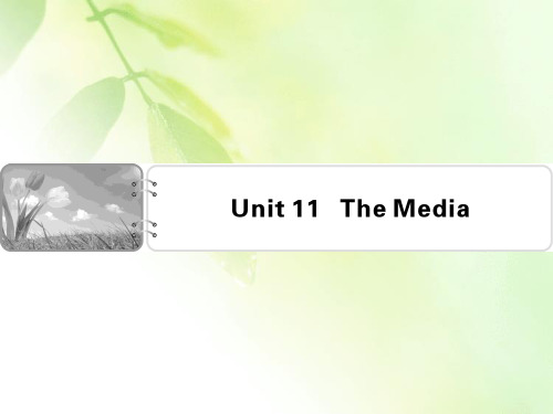 【精品推荐】2019-2020学年北师大版高中英语必修四配套课件:Unit 11 The Media