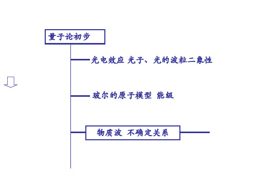 高二物理物质波不确定关系