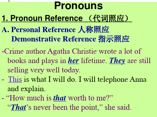 Pronouns